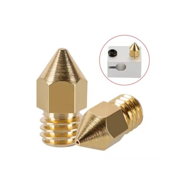 3D Printers Brass Nozzle 0.3mm M8 - Image 3