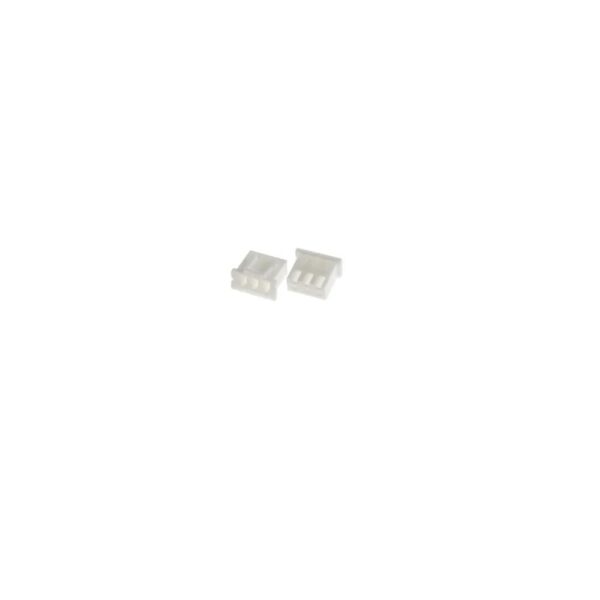 3 Pin Female Connector 2.54mm Pitch (Pack of 10)