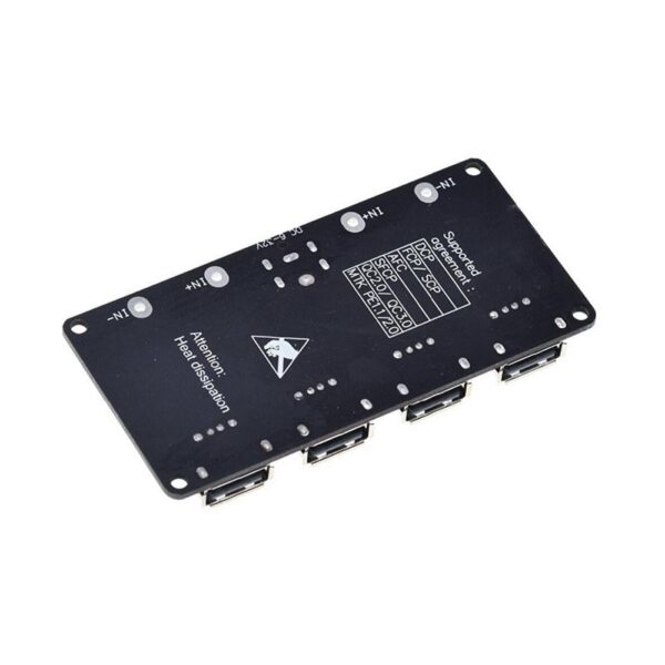 USB QC3.0 QC2.0 DC-DC Buck Converter Charging Step Down Module 6-32V 9V 12V 24V to Fast Quick Charger Circuit Board 4 Channel - Image 2
