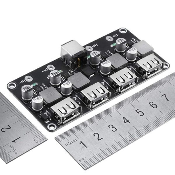 USB QC3.0 QC2.0 DC-DC Buck Converter Charging Step Down Module 6-32V 9V 12V 24V to Fast Quick Charger Circuit Board 4 Channel - Image 3