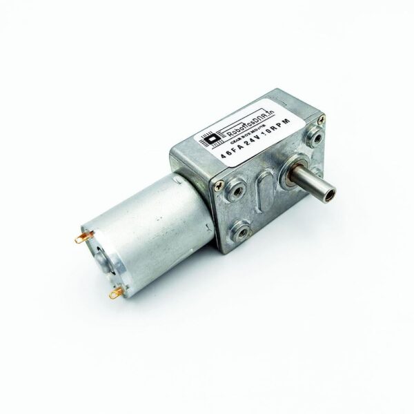 24V 10 RPM Worm Gear Box Motor