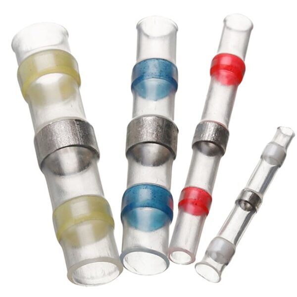 1.5mm Electrical Waterproof Seal Heat Shrink Splice Wire Sleeve White 4pcs