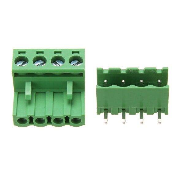 XY2500 4 Pin Right Angle Connector Male-Female Pair