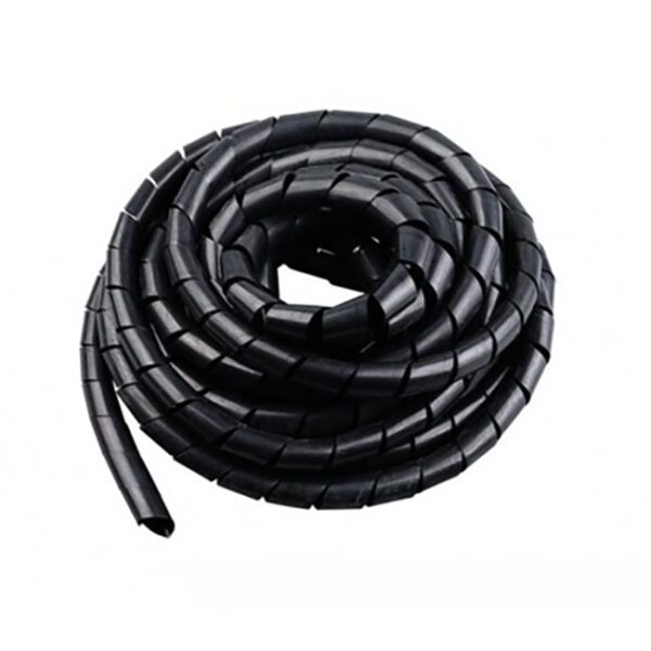 10mm Spiral Wrapping Band Black 10M for Wires