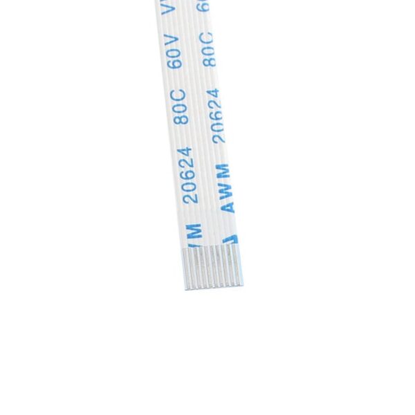 0.5mm Pitch 10 pin 200mm FPC A-Type Ribbon Flexible Flat Cable (Pack of 2)