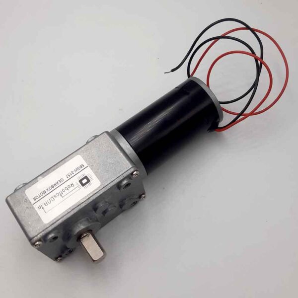 58GW-3157 12V 150RPM Single Shaft DC Worm Gear Motor - Image 10