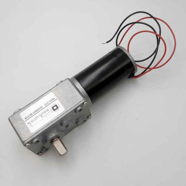 58GW-3157 12V 150RPM Single Shaft DC Worm Gear Motor - Image 5