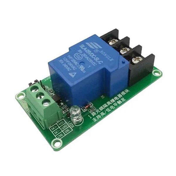 1 Channel 5V 30A Relay Module with Optocoupler Isolation Supports High and Low Triger - Image 5
