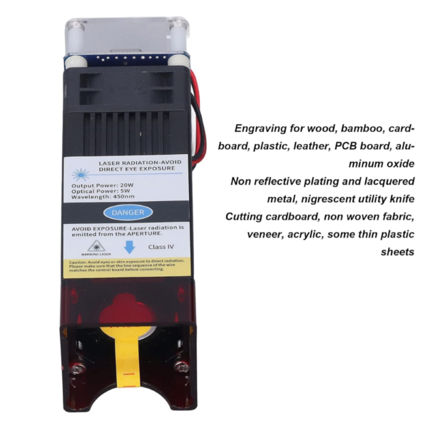 20W Laser Engraver Non-adjustable Focus (Model 2) - Image 8