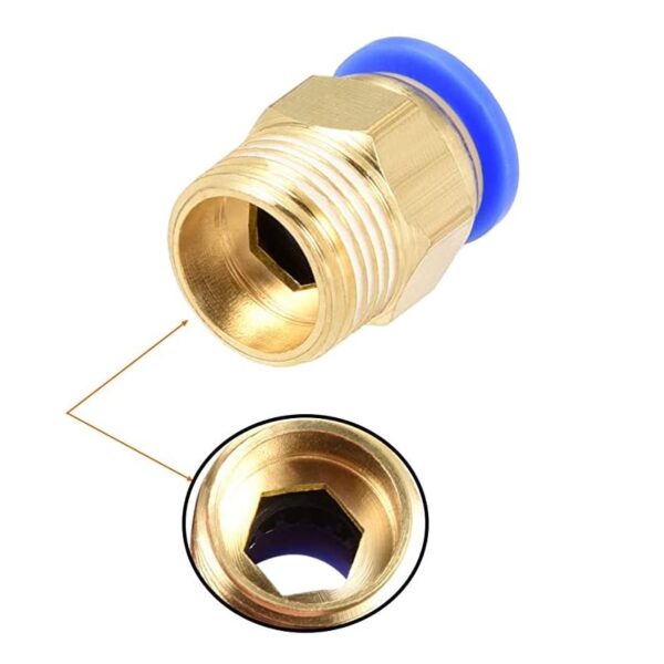 1/4BSP 8MM Pneumatic Quick Connector Air Fittings Adapter