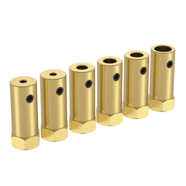Hex coupling 4mm 5mm 6mm for Robot Smart Car Wheel 30mm Length - Image 3