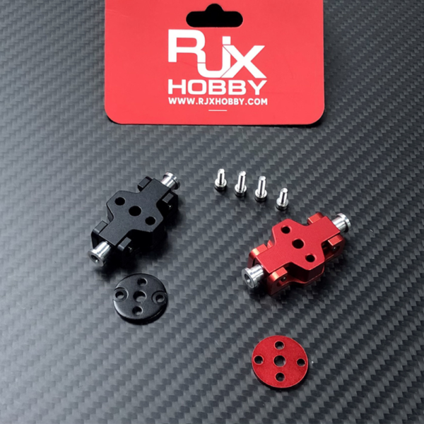 RJX 12mm Red Black Aluminum Propeller Clamp Self-tightening Quick Release Mount Paddle Seat for RC UAV Drone Accessories - Image 2