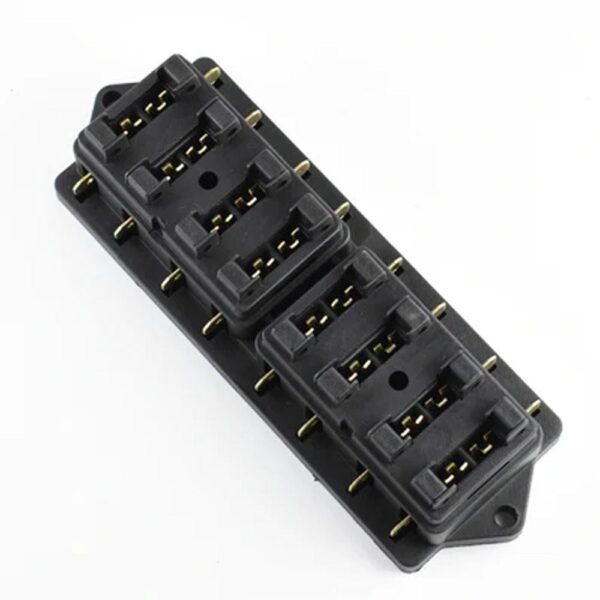 8 Way Car Fuse Box Car Fuse Holder Car Truck Auto Blade Fuse Box with 8 Fuses for 12V 24V ATO Standard Circuit - Image 4