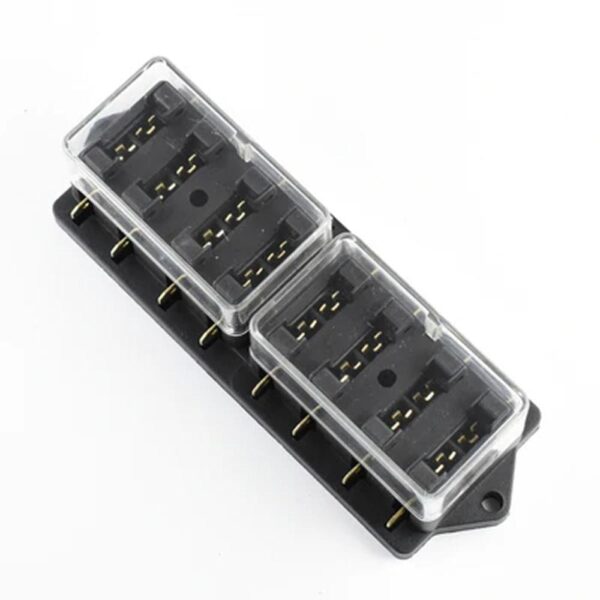 8 Way Car Fuse Box Car Fuse Holder Car Truck Auto Blade Fuse Box with 8 Fuses for 12V 24V ATO Standard Circuit - Image 5
