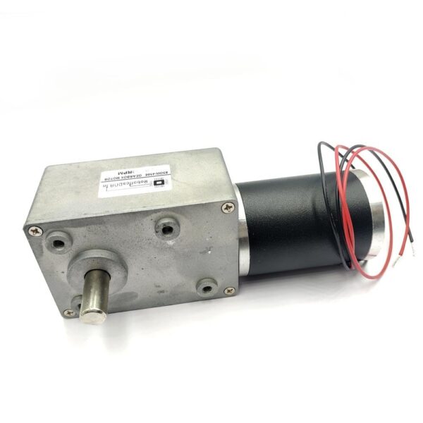 83GW-4566 12V 30RPM Dual Shaft Dc Worm Gear Motor - Image 2