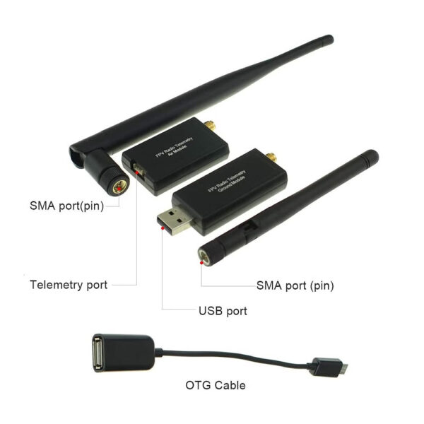 915Mhz Telemetry Module Pair For PIXHAWK AND APM 100MW 2KM Range - Image 3