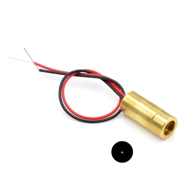 Laser Diode 9mm 3V 650nm Pointed