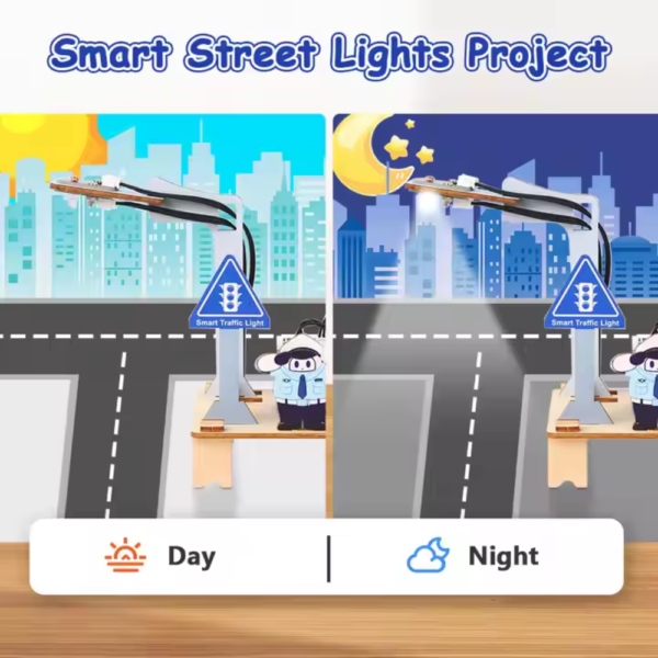 ACEBOTT ESP32 Easy-Plug Intelligent Transportation Kit for STEM Education and Programming – QE027 - Image 3