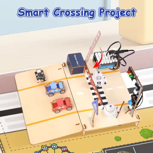 ACEBOTT ESP32 Easy-Plug Intelligent Transportation Kit for STEM Education and Programming – QE027 - Image 5