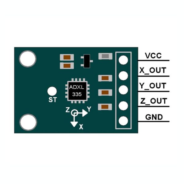 ADXL335 Accelerometer Analog XYZ axis - Image 5
