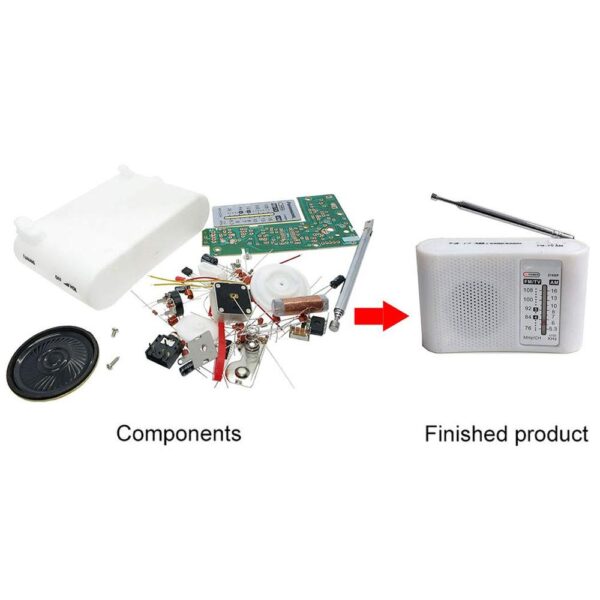 DIY Electronic Assembly Kit for AM/FM Stereo Radio CF210SP - Image 2