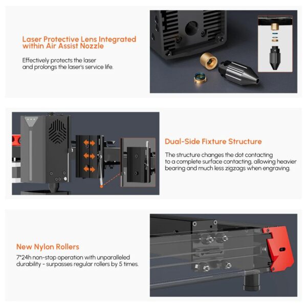 AlgoLaser Delta 22W Diode Laser Engraver - Image 4