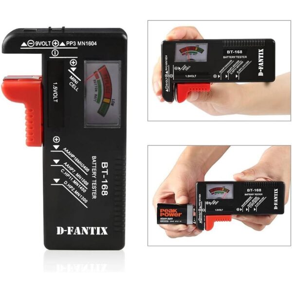 Battery Tester Universal Battery Checker BT-168 for AA AAA C D 9V 1.5V Button Cell Batteries - Image 4