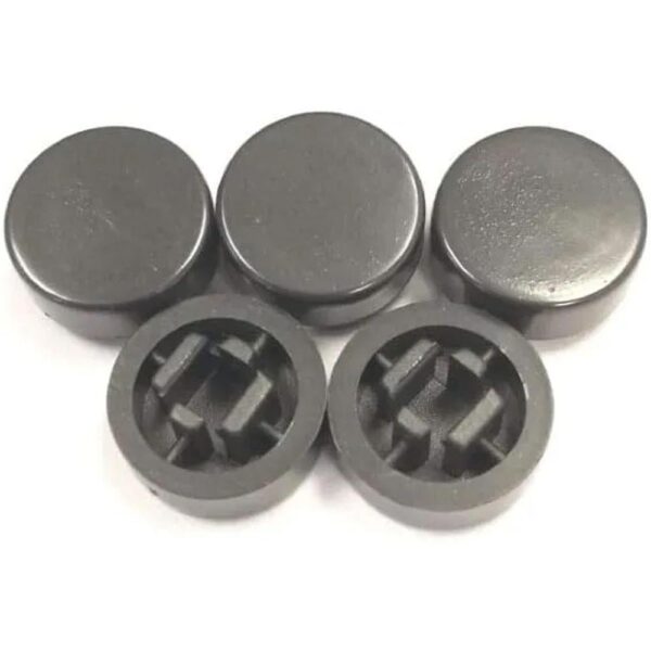 Black Cap for 10x10x9mm & 6x6x7.3mm Square Head Switches