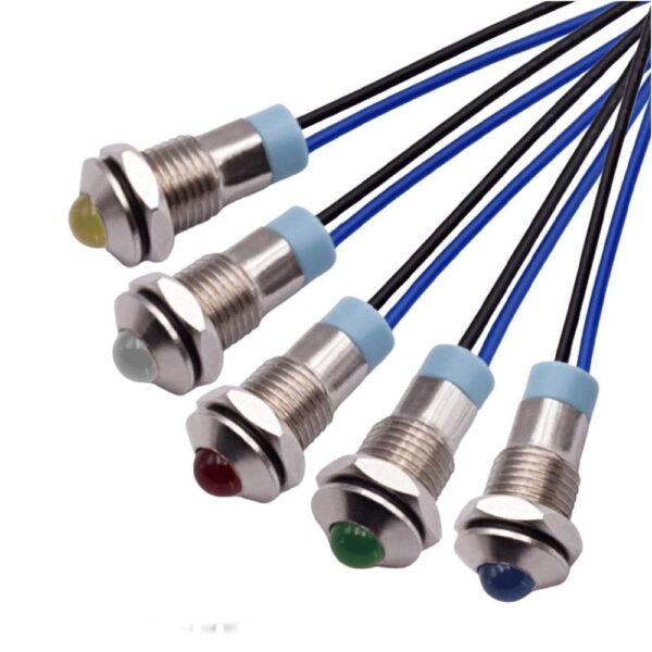 10mm 12v-24V Blue Indicator Spherical Shape LED Light - Image 6