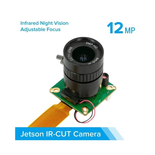 Arducam High Quality IR-CUT Camera for Jetson Nano/Xavier NX, 12.3MP 1/2.3 Inch IMX477 HQ Camera Module with 6mm CS Lens