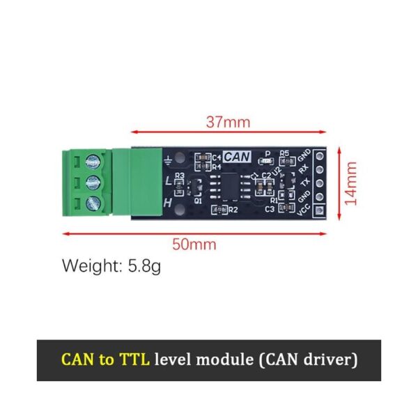 CAN to TTL Communication Module 3.3V~5V - Image 6