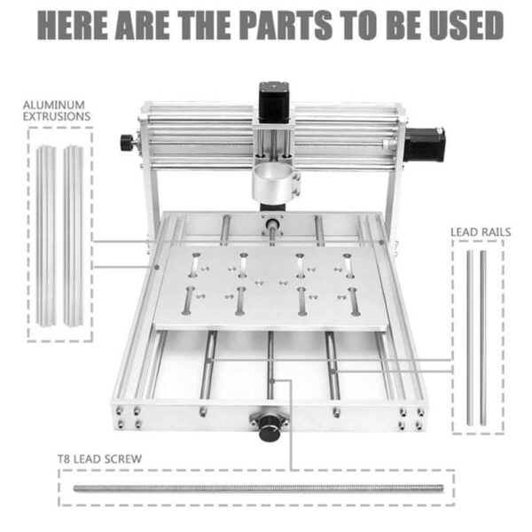 CNC 3018 Max Extension Kit (Compatible with 3018 Max Metal CNC) - Image 5