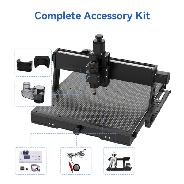 CNC 4540 500W  Router Machine With Ball Screw High-Precision Square Guide Rails for Metal, Acrylic, and Wood Cutting - Image 12