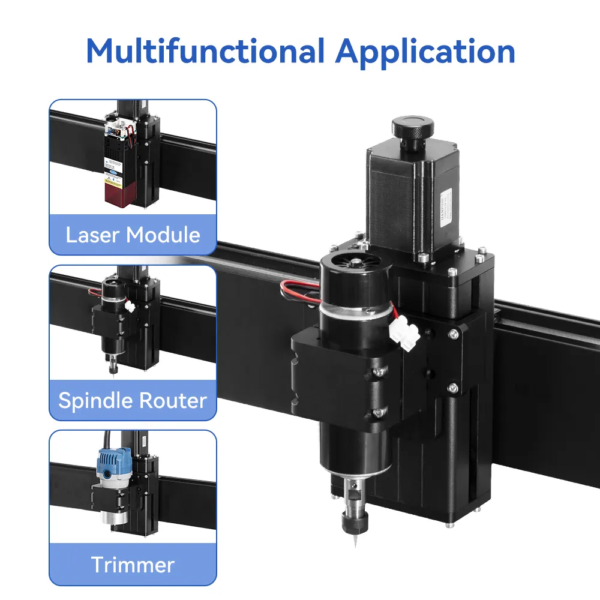 CNC 4540 500W  Router Machine With Ball Screw High-Precision Square Guide Rails for Metal, Acrylic, and Wood Cutting - Image 11