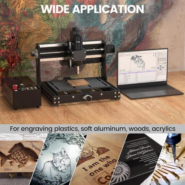 GRBL Controller with CNC 11000RPM 500W Spindle Motor Kit - Image 2