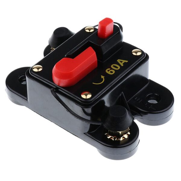 DC12V-24V 60A Circuit Breaker for Car Marine Boat Bike Stereo Audio - Image 2