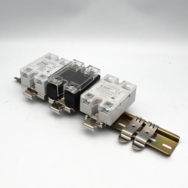 DIN-A Mounting Brackets 35mm Din Rail Clips Metal for SSR Relays - Image 3
