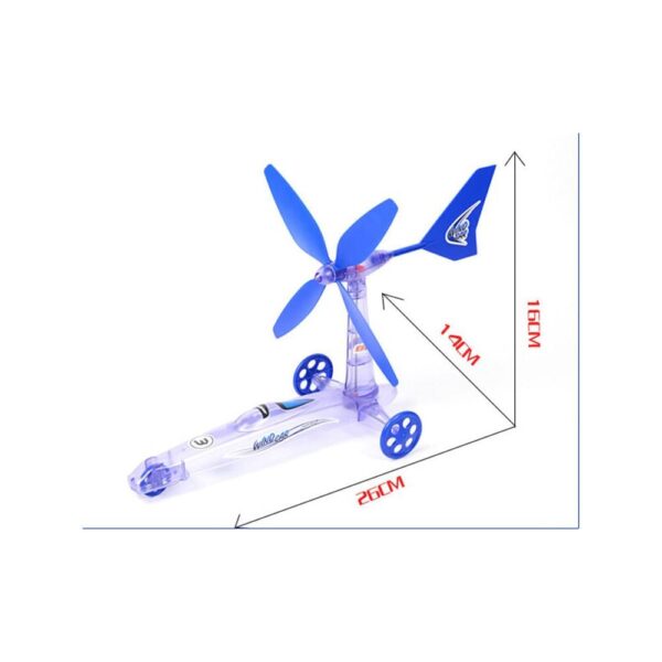 DIY Wind Power Car Educational Kit for kids Science Fun Toy - Image 9