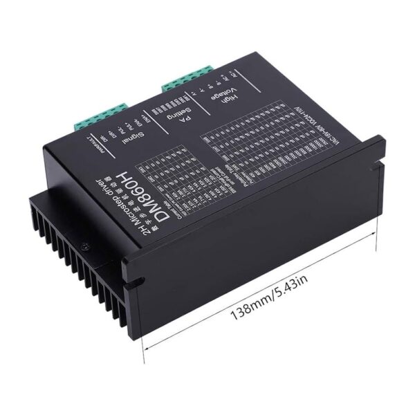 DM860H Digital Stepper Motor Driver with Micro Stepping 24 to 80V 7.2A - Image 3