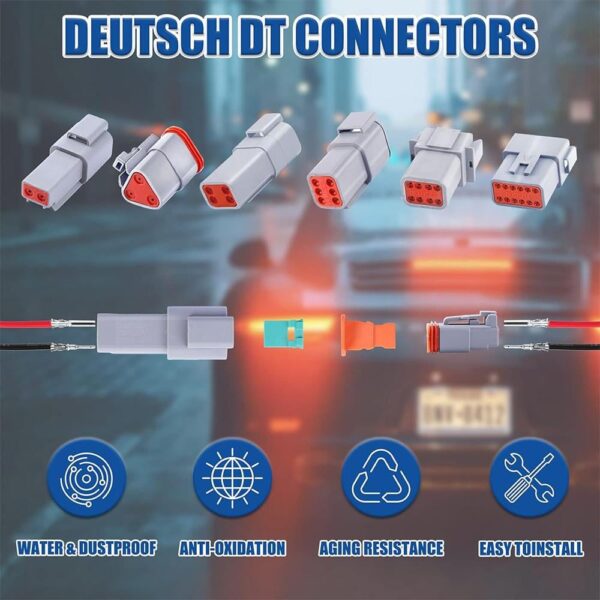 Deutsch DT Series DT04-2P – DT Series – 2 Pin Complete Connector Kit - Image 7