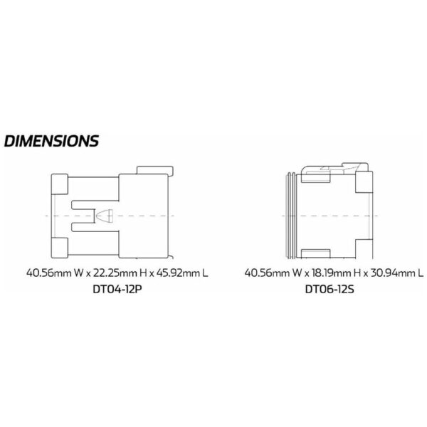 Deutsch DT Series DT04-2P – DT Series – 2 Pin Complete Connector Kit - Image 2