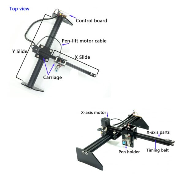 Bachin Drawing & Writing Machine Kit DIY T-2039 - Image 8