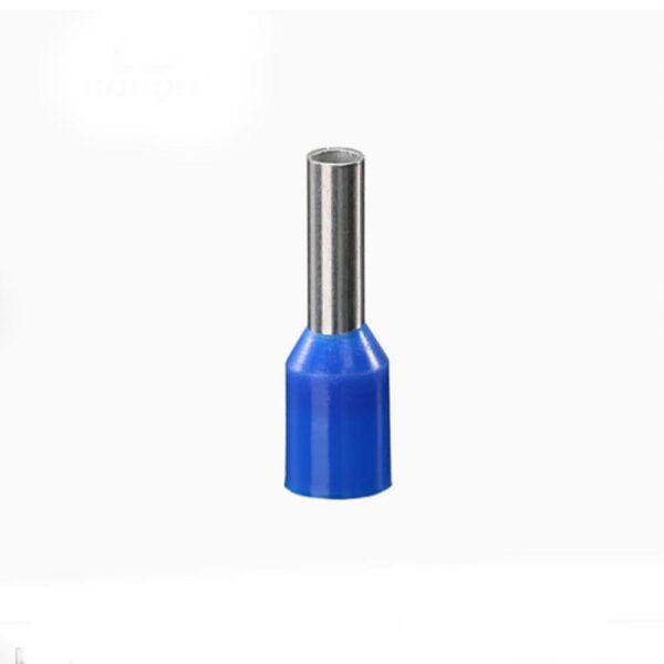 E0508 Blue (Pack Of 100 Pcs) for 0.5 Sqmm Wire Gauge Insulated Cord End Terminal Lugs - Image 2