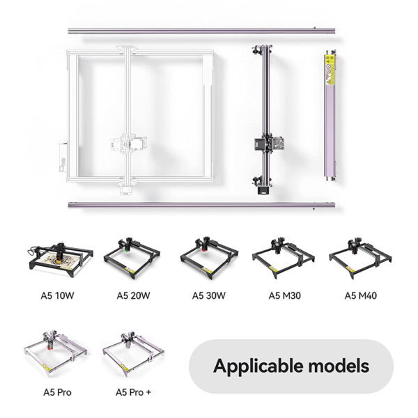 AtomStack 850*410mm Extension Kit For A5 Pro A5 Pro Plus Laser Engraving Machine Engraving - Image 4