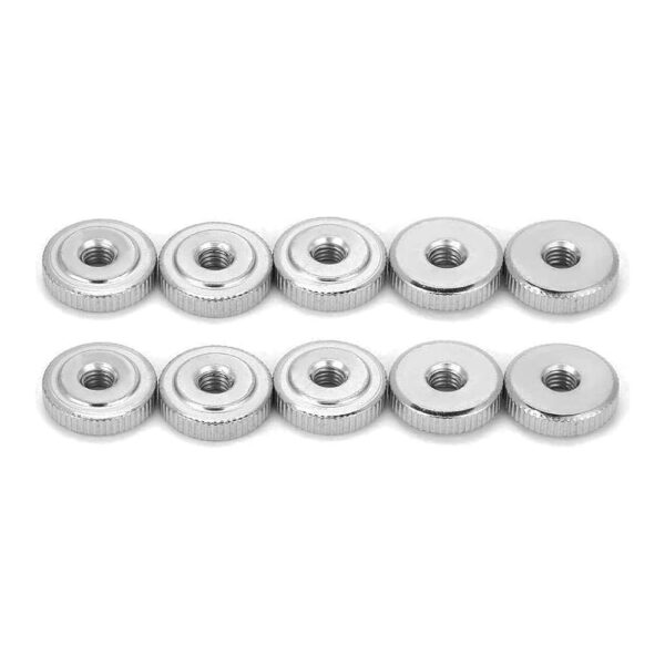 GB807 M2 M2.5 M3 M4 M5 M6 M8 M10 SS304 Stainless Steel Straight Knurled Thumb Nuts - Image 3