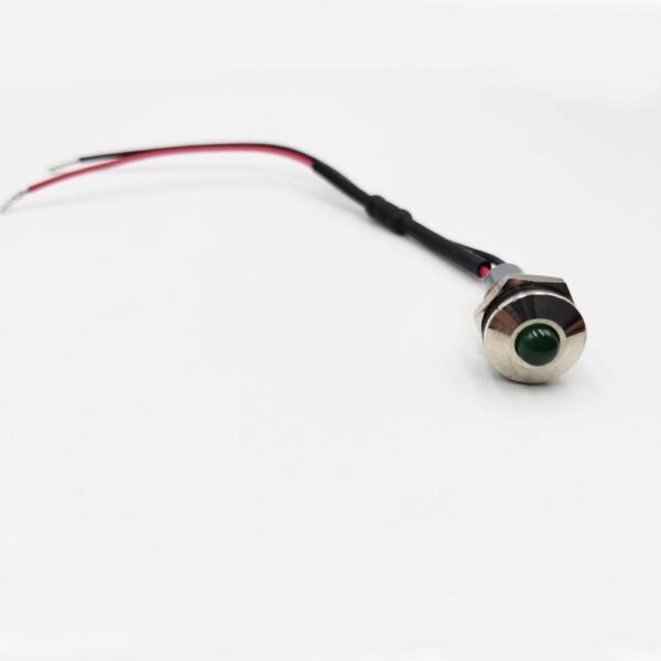 10mm 220v Green Light Spherical shape Metal Indicator lamp