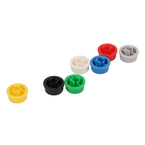 Grey Cap for 6×6 & 10×10 Sqare Head Tact Switches (Pack of 50) - Image 2