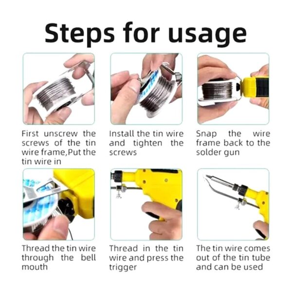 HOKI 60W Soldering Gun with Automatic Solder Feed - Image 2