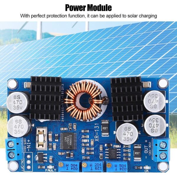 HOT LTC3780 5~32V to 1~30V 10A Buck-Boost Converter Module with Heatsink - Image 5