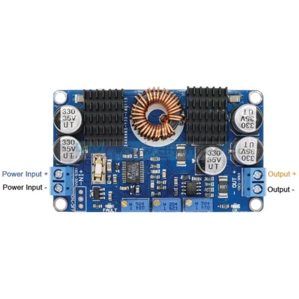 HOT LTC3780 5~32V to 1~30V 10A Buck-Boost Converter Module with Heatsink - Image 4